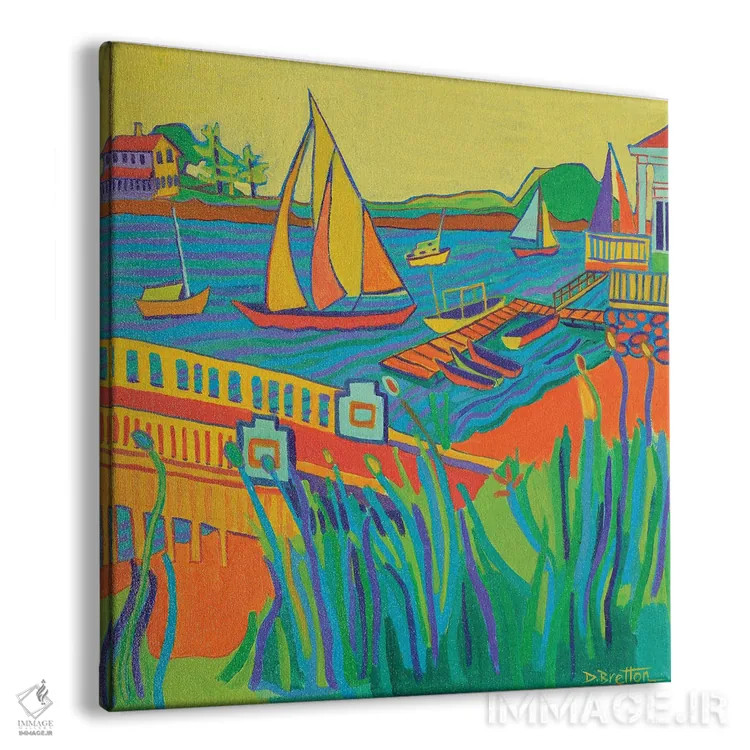 تابلو قایقرانی در پوینت تاک اثر دبرا برتون رابینسون - نمای پرسپکتیو محصول