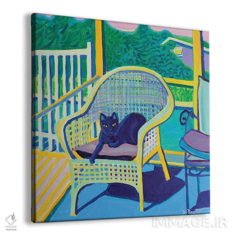 تابلو شاه لویی در ایوان پشتی اثر دبرا برتون رابینسون - نمای پرسپکتیو محصول