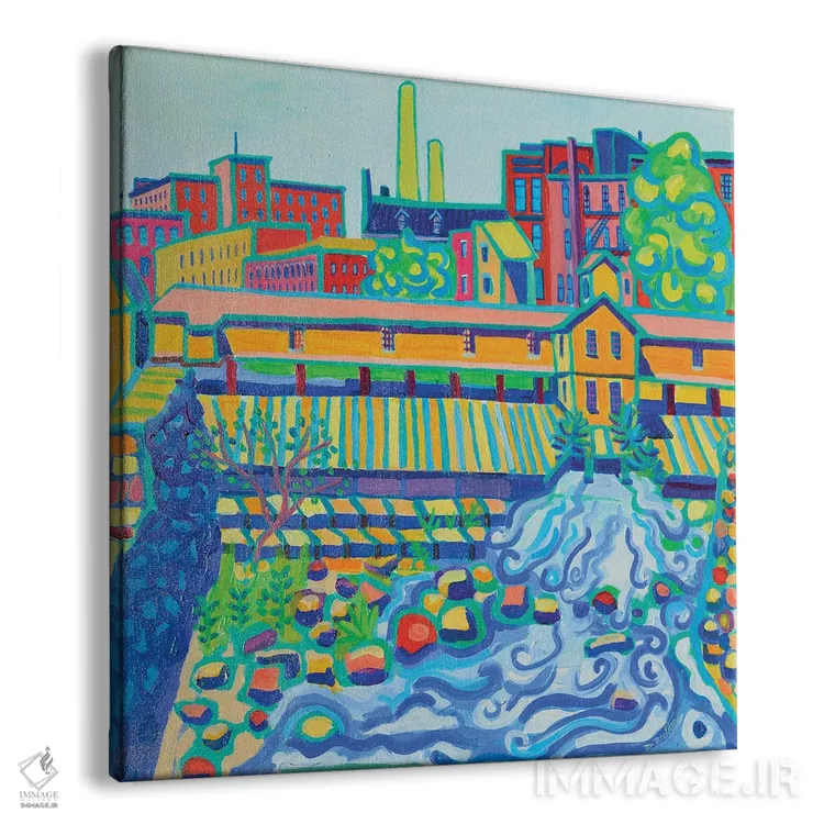 تابلو قفلهای پایین لوول اثر دبرا برتون رابینسون - نمای پرسپکتیو محصول