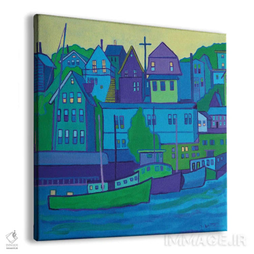 تابلو بندر گلاستر اثر دبرا برتون رابینسون - نمای پرسپکتیو محصول