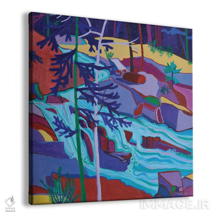 تابلو آبشار رودخانه وایلدکت اثر دبرا برتون رابینسون - نمای پرسپکتیو محصول