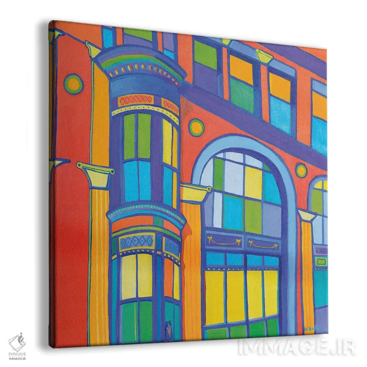 تابلو گربه بن مارشه اثر دبرا برتون رابینسون - نمای پرسپکتیو محصول