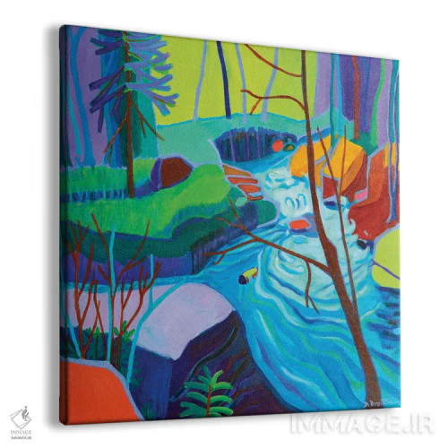 تابلو همریزش اثر دبرا برتون رابینسون - نمای پرسپکتیو محصول