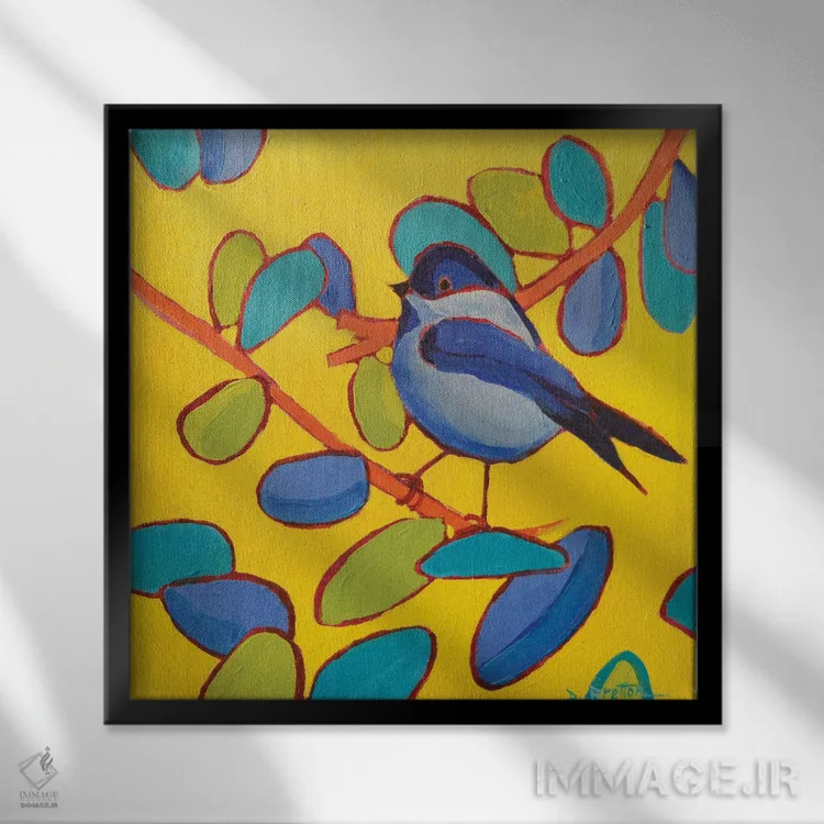 تابلو کلاهمشکی اثر دبرا برتون رابینسون - نمای قابدار مشکی