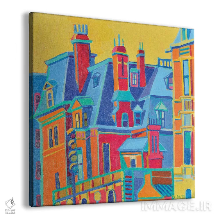 تابلو خانه هالیس هانول اثر دبرا برتون رابینسون - نمای پرسپکتیو محصول