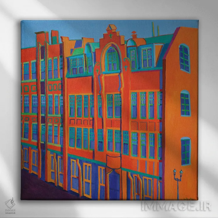 تابلو ملکه آن در لوول اثر دبرا برتون رابینسون - نمای روبهرو روی دیوار