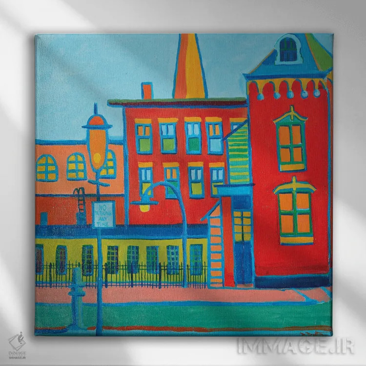 تابلو موزه گردان اثر دبرا برتون رابینسون - نمای روبهرو روی دیوار