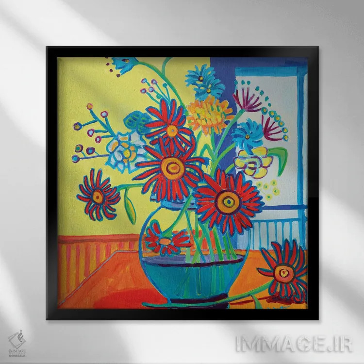 تابلو باغ مخفی اثر دبرا برتون رابینسون - نمای قابدار مشکی