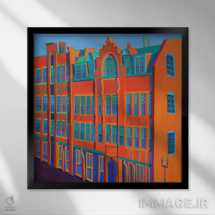 تابلو ملکه آن در لوول اثر دبرا برتون رابینسون - نمای قابدار مشکی