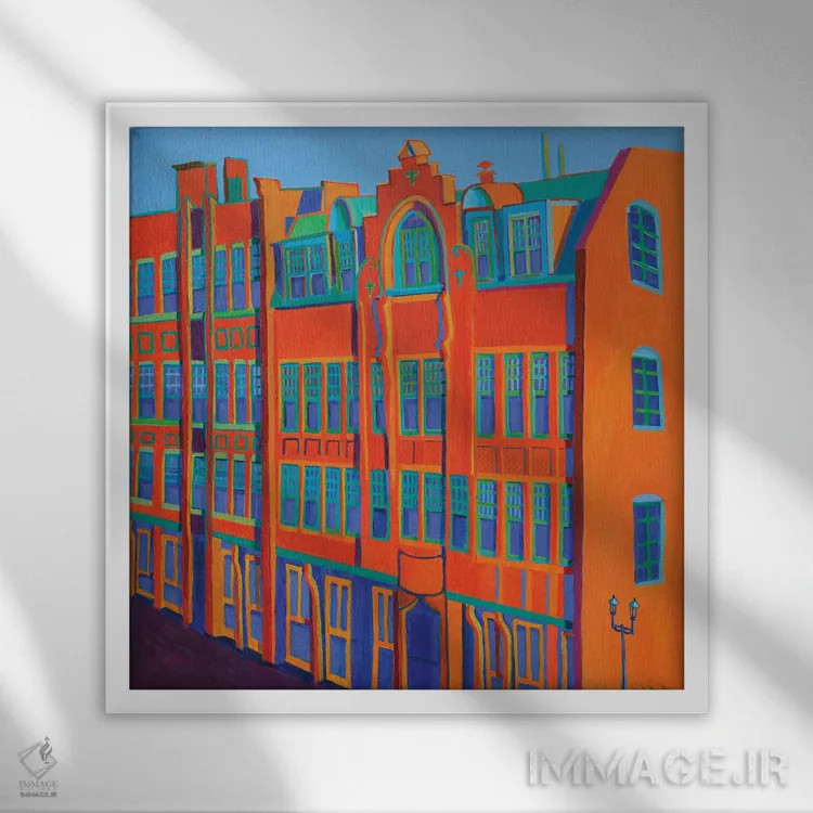 تابلو ملکه آن در لوول اثر دبرا برتون رابینسون - نمای قابدار سفید