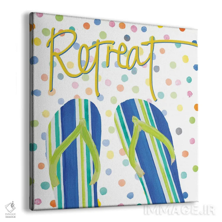 تابلو آسایشگاه صندل انگشتی I اثر جولی دریسه - نمای پرسپکتیو محصول