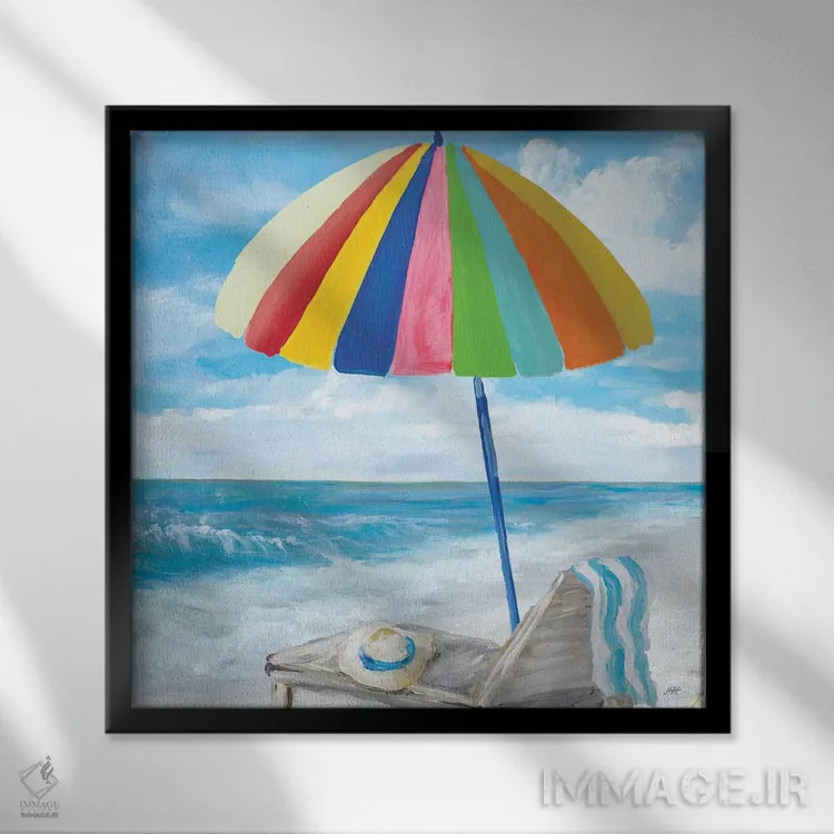 تابلو زمانهای سرگرمکننده III اثر جولی دریسه - نمای قابدار مشکی