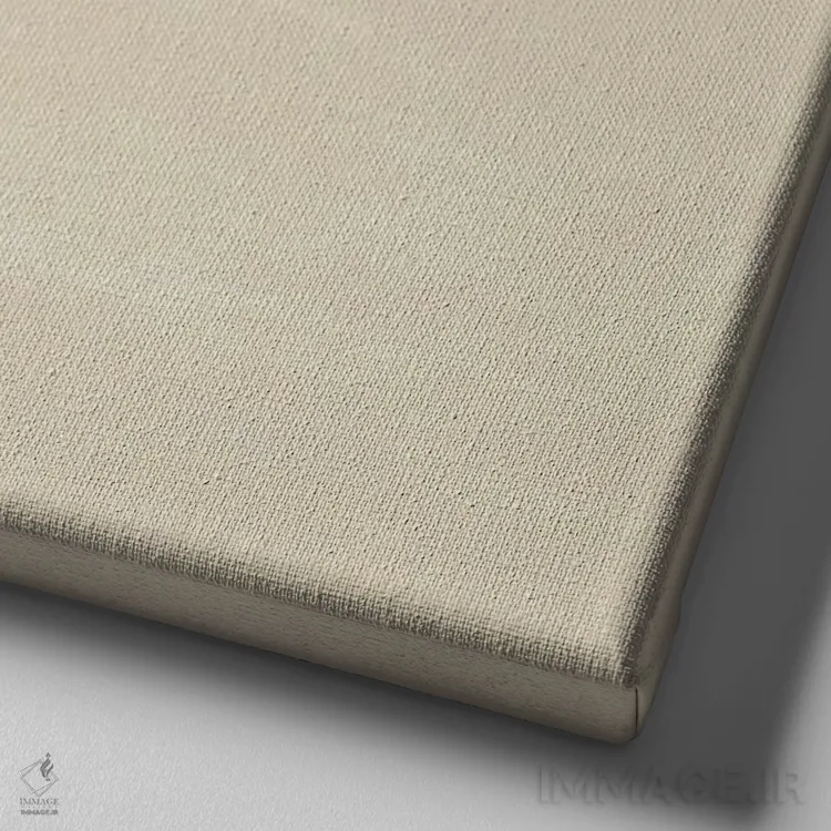 تابلو حواصیل روی زمینه خاکی I اثر جولی دریسه - نمای نزدیک بافت بوم