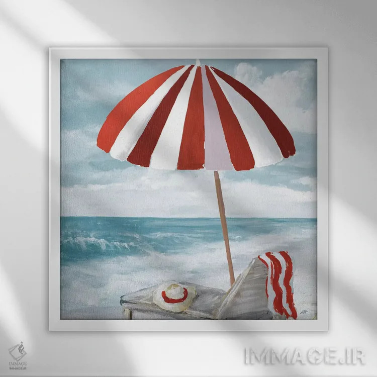 تابلو زمان سرگرمکننده IV اثر جولی دریسه - نمای قابدار سفید