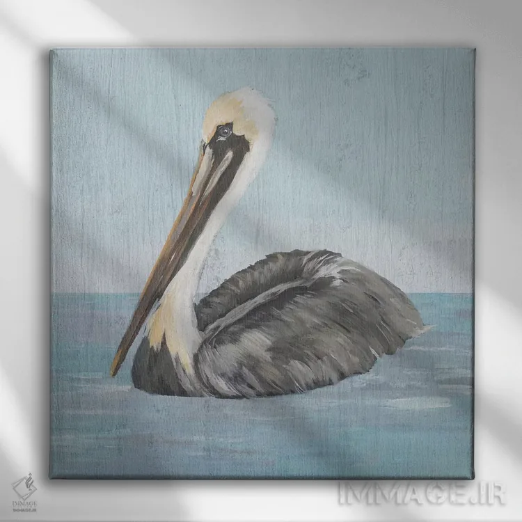 تابلو شستشوی پلیکان I اثر جولی دریسه - نمای روبهرو روی دیوار