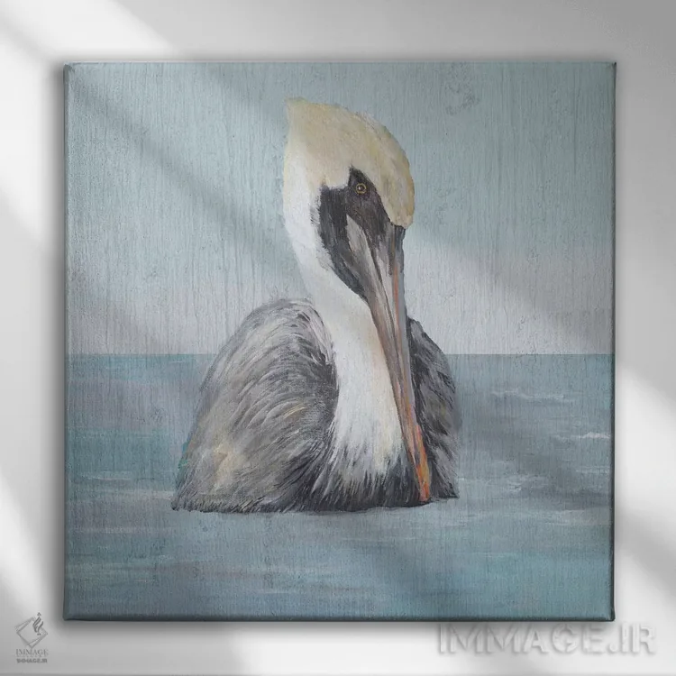 تابلو شستشوی پلیکان II اثر جولی دریسه - نمای روبهرو روی دیوار