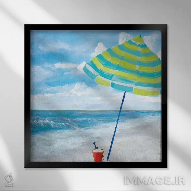 تابلو زمانهای سرگرمکننده II اثر جولی دریسه - نمای قابدار مشکی