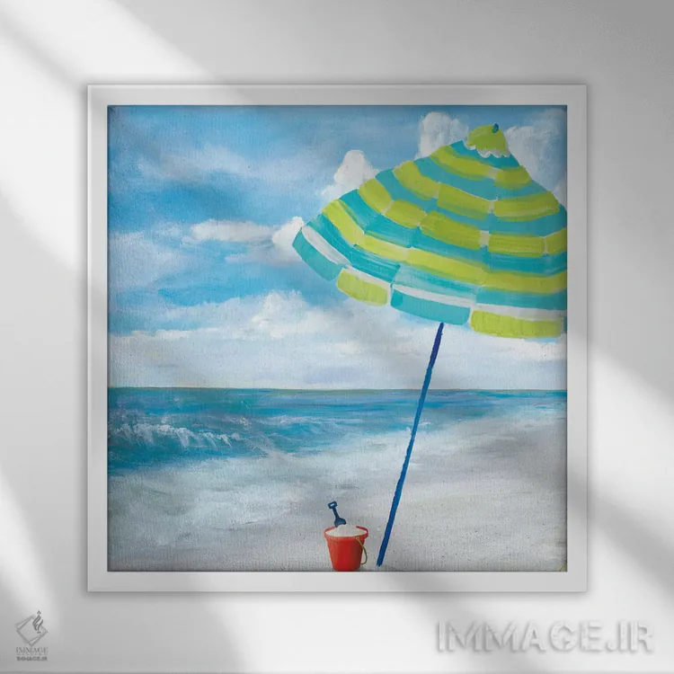 تابلو زمانهای سرگرمکننده II اثر جولی دریسه - نمای قابدار سفید