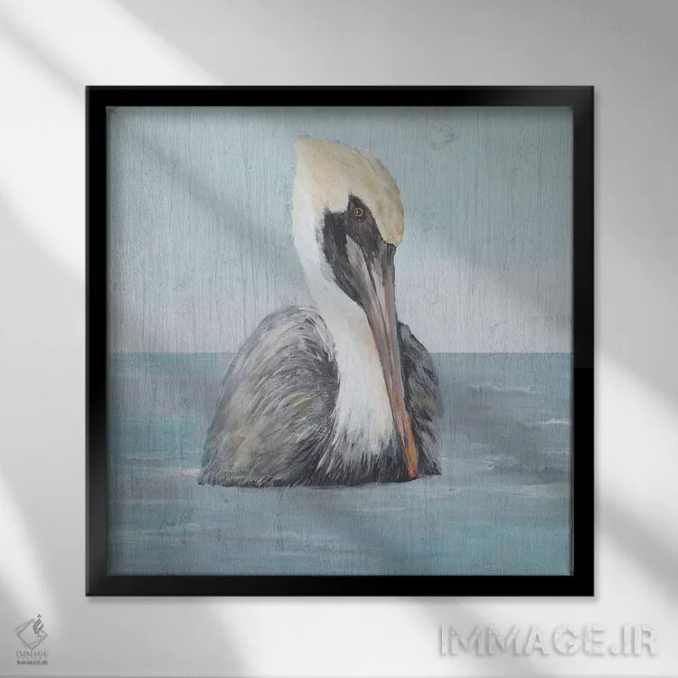 تابلو شستشوی پلیکان II اثر جولی دریسه - نمای قابدار مشکی