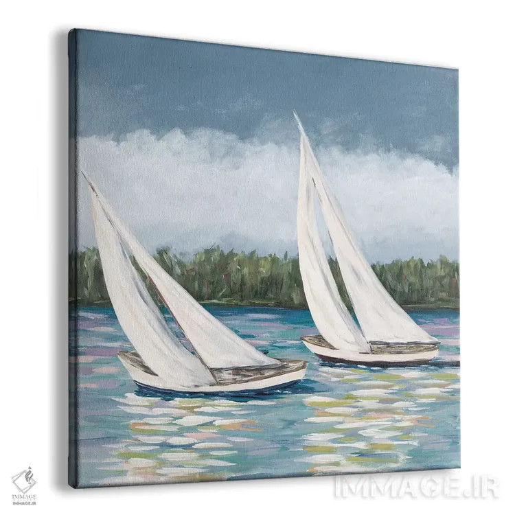 تابلو بادبانهای نرم II اثر جولی دریسه - نمای پرسپکتیو محصول