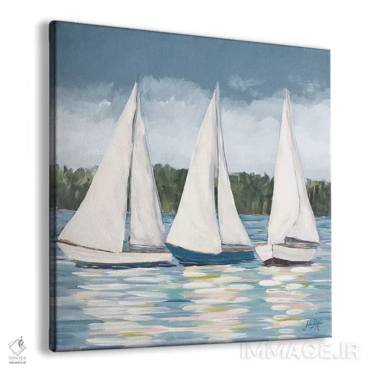 تابلو بادبان نرم I اثر جولی دریسه - نمای پرسپکتیو محصول