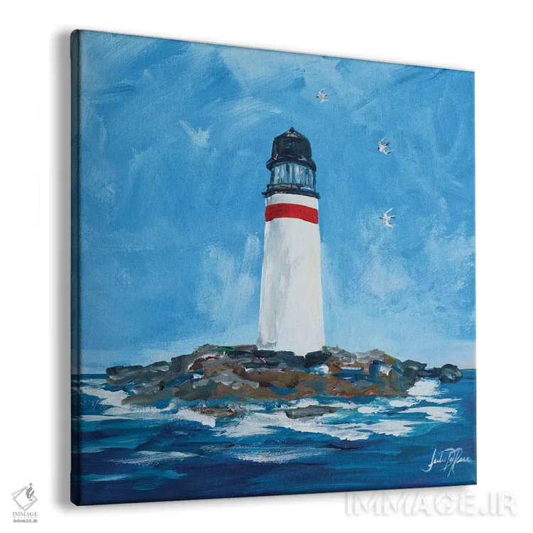 تابلو فانوسهای دریایی I اثر جولی دریسه - نمای پرسپکتیو محصول