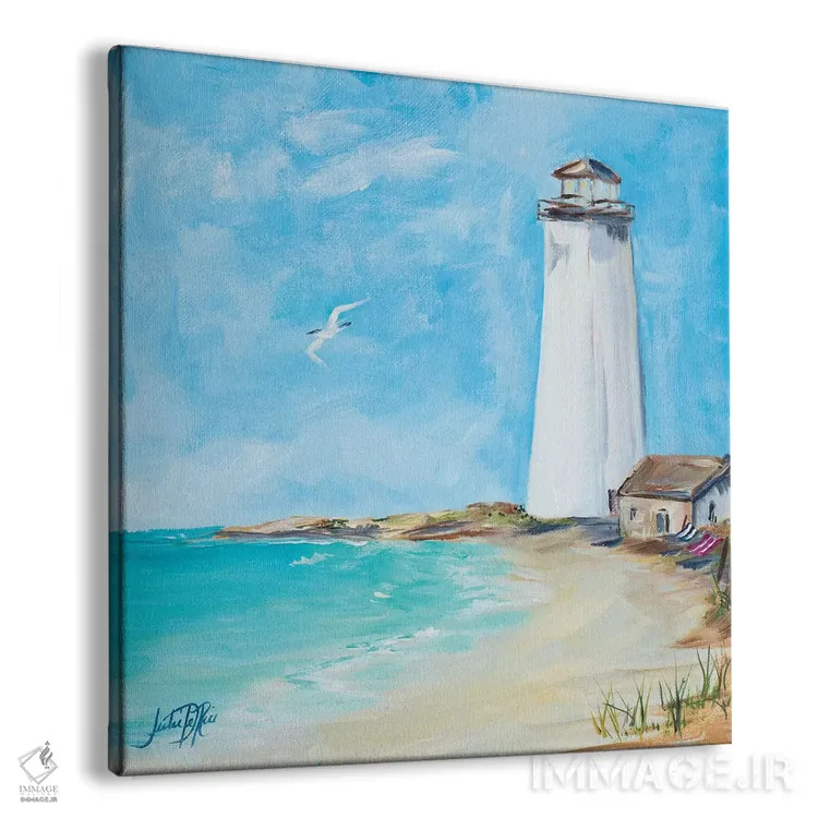 تابلو فانوسهای دریایی III اثر جولی دریسه - نمای پرسپکتیو محصول