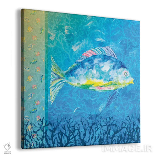 تابلو زیر دریا III اثر جولی دریسه - نمای پرسپکتیو محصول