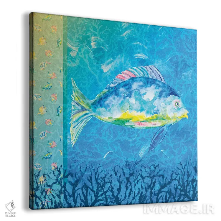 تابلو زیر دریا III اثر جولی دریسه - نمای پرسپکتیو محصول