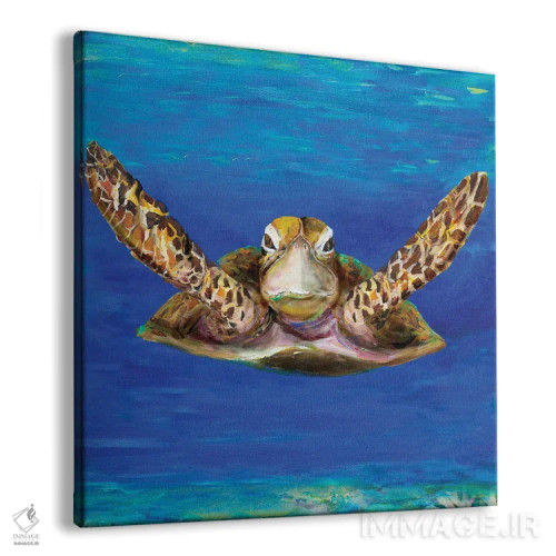 تابلو در حال شنا اثر جولی دریسه - نمای پرسپکتیو محصول