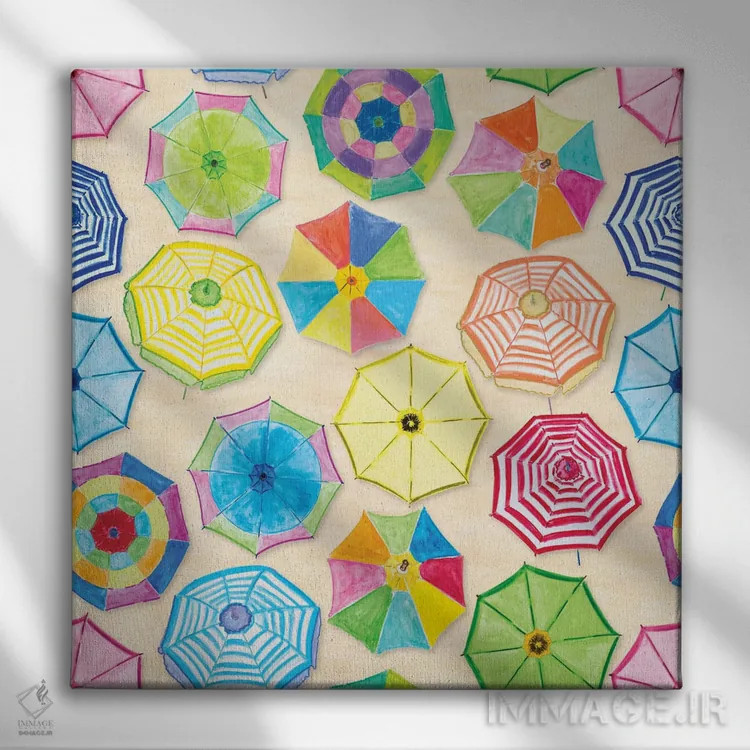 تابلو زیر سایه اثر جولی دریسه - نمای روبهرو روی دیوار