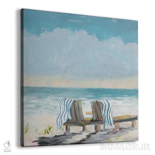 تابلو غروبهای ساحلی اثر جولی دریسه - نمای پرسپکتیو محصول