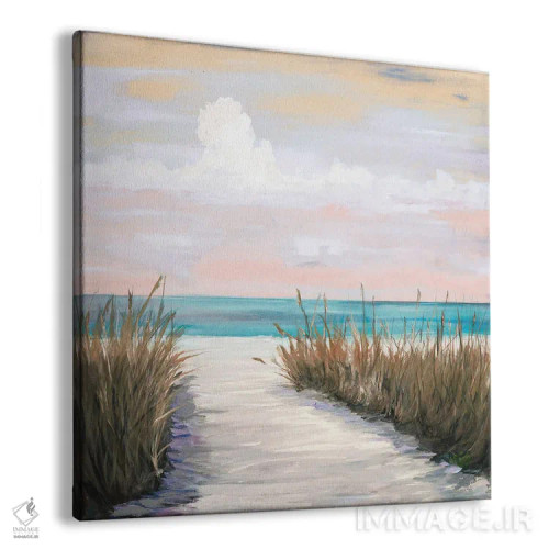 تابلو پیادهروی در غروب اثر جولی دریسه - نمای پرسپکتیو محصول