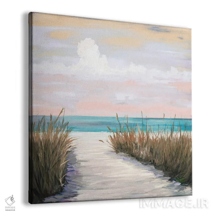 تابلو پیادهروی در غروب اثر جولی دریسه - نمای پرسپکتیو محصول