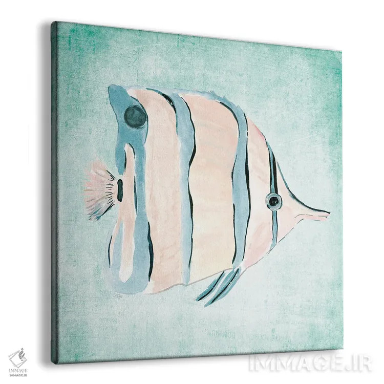 تابلو ماهیها در دریا I اثر جولی دریسه - نمای پرسپکتیو محصول
