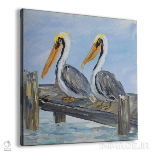 تابلو پلیکانها روی عرشه اثر جولی دریسه - نمای پرسپکتیو محصول