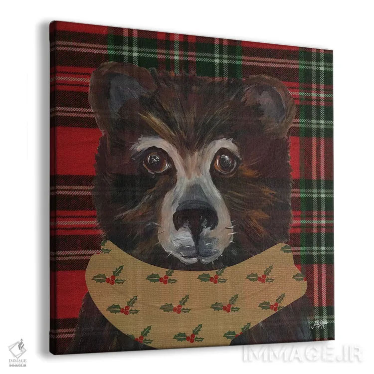 تابلو حیوانات تعطیلاتی I اثر جولی دریسه - نمای پرسپکتیو محصول