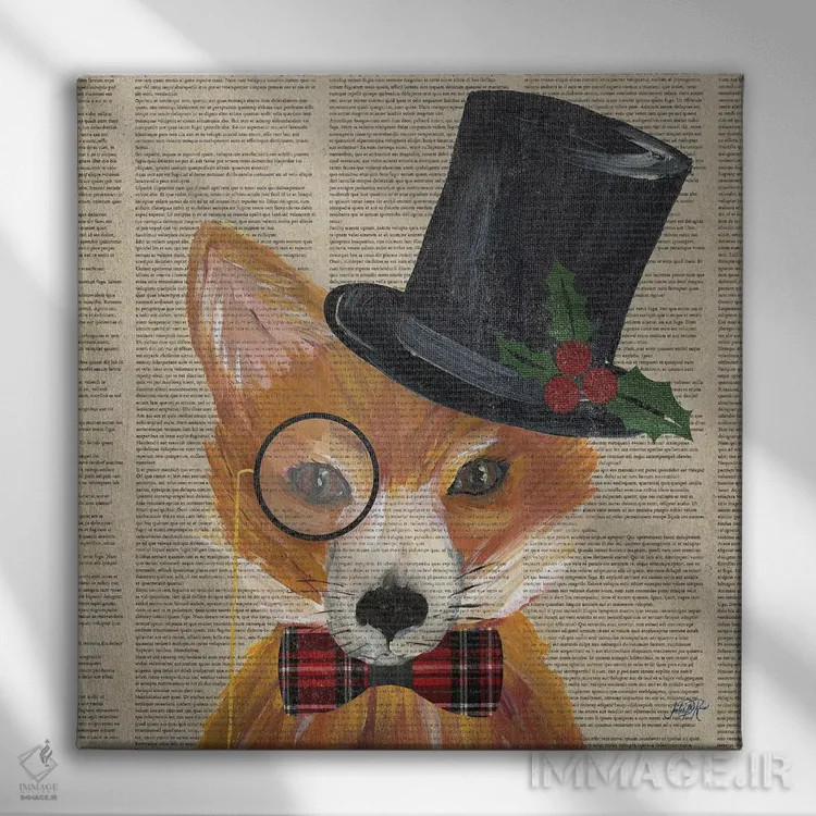 تابلو حیوانات تعطیلاتی III اثر جولی دریسه - نمای روبهرو روی دیوار