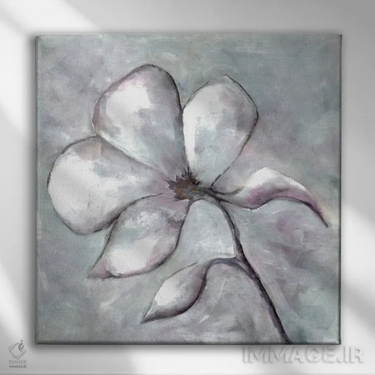 تابلو شکوفهٔ دوستداشتنی ۵ اثر دوریس شَرِست - نمای روبهرو روی دیوار