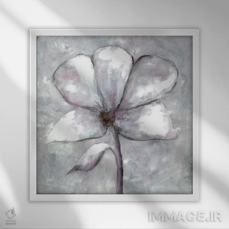 تابلو شکوفهٔ دوستداشتنی ۳ اثر دوریس شَرِست - نمای قابدار سفید