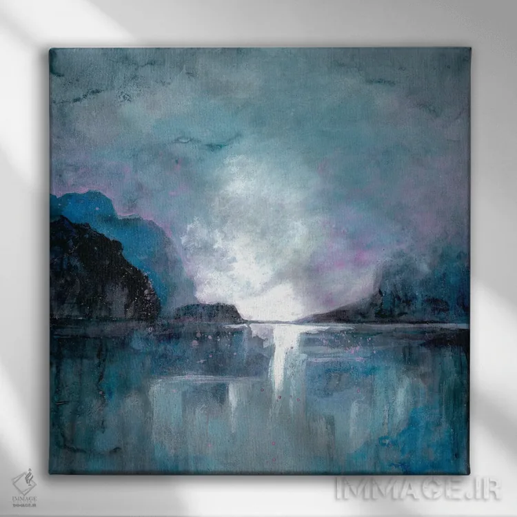 تابلو شگفتی غارمانند ۱ اثر دوریس شَرِست - نمای روبهرو روی دیوار