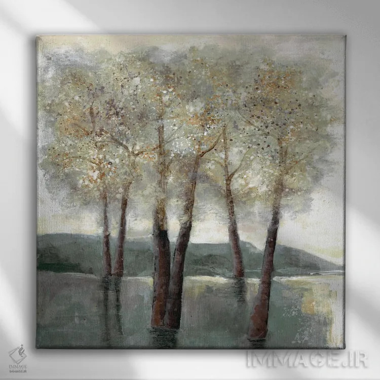 تابلو جنگلهای خاطرهانگیز ۲ اثر دوریس شَرِست - نمای روبهرو روی دیوار