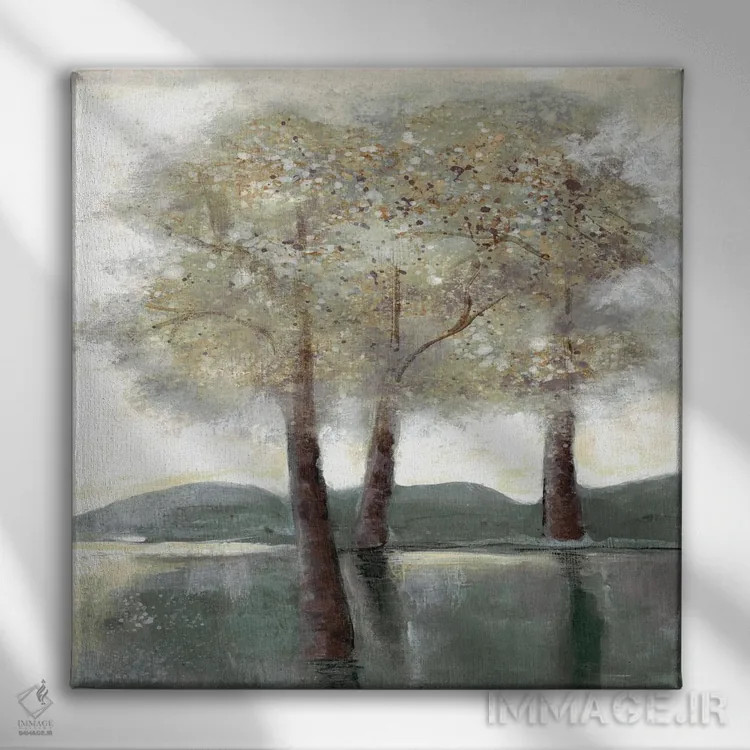 تابلو جنگلهای خاطرهانگیز ۱ اثر دوریس شَرِست - نمای روبهرو روی دیوار