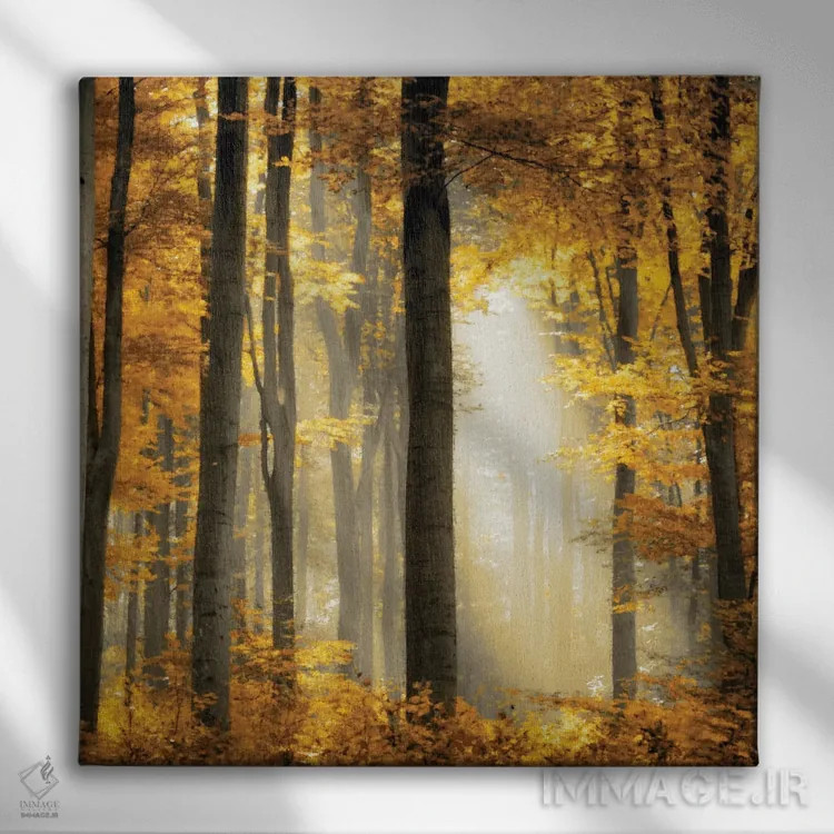 تابلو جنگل آفتابگیر ۲ اثر درک اسکات - نمای روبهرو روی دیوار