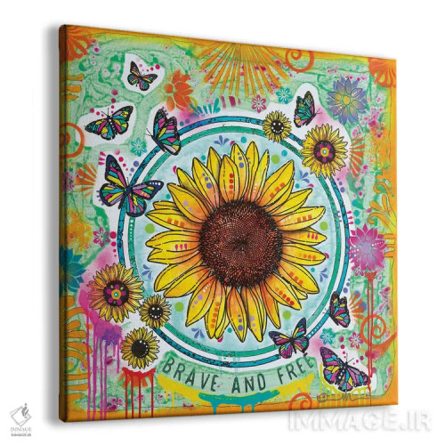 تابلو شجاع و آزاد اثر باور روسو - نمای پرسپکتیو محصول