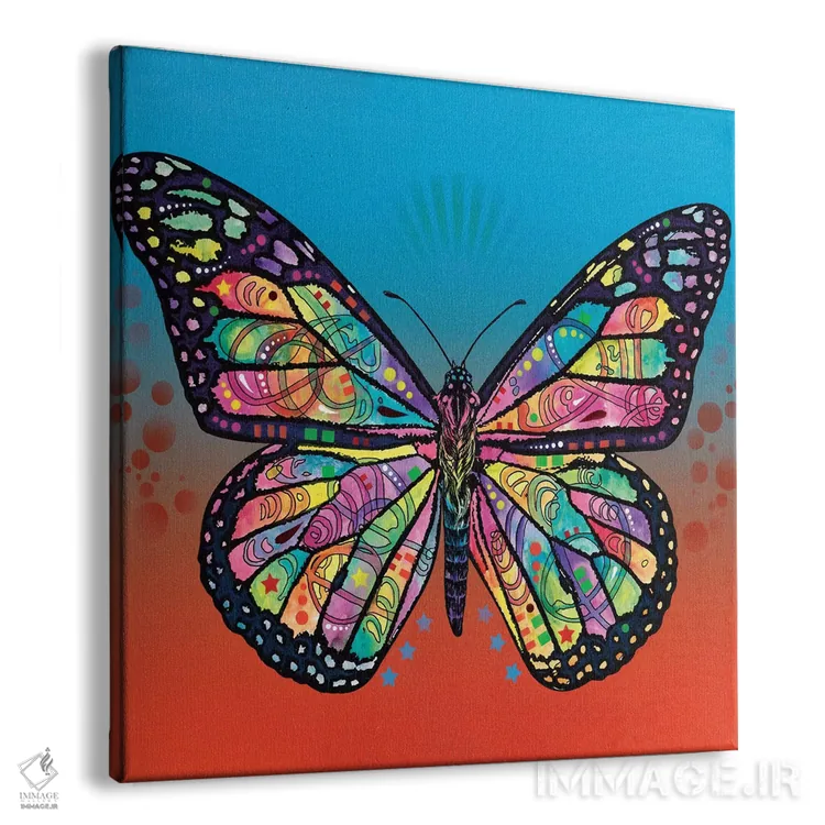 تابلو پروانه اثر باور روسو - نمای پرسپکتیو محصول