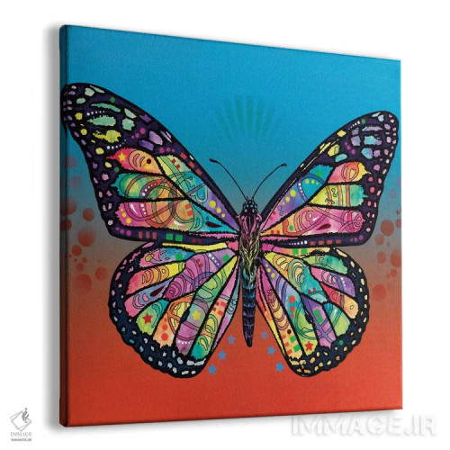 تابلو پروانه اثر باور روسو - نمای پرسپکتیو محصول