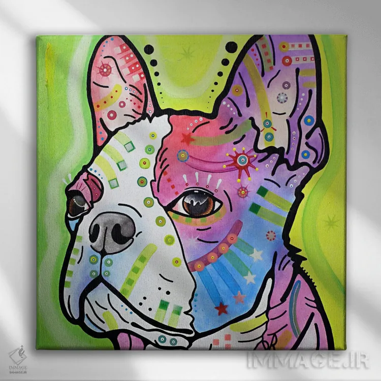 تابلو افتخار اثر باور روسو - نمای روبهرو روی دیوار