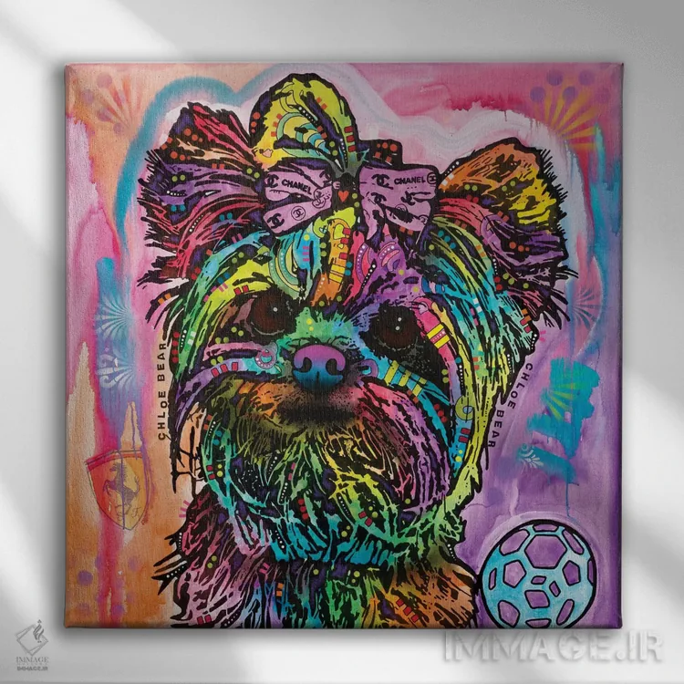 تابلو کلویی بر اثر باور روسو - نمای روبهرو روی دیوار