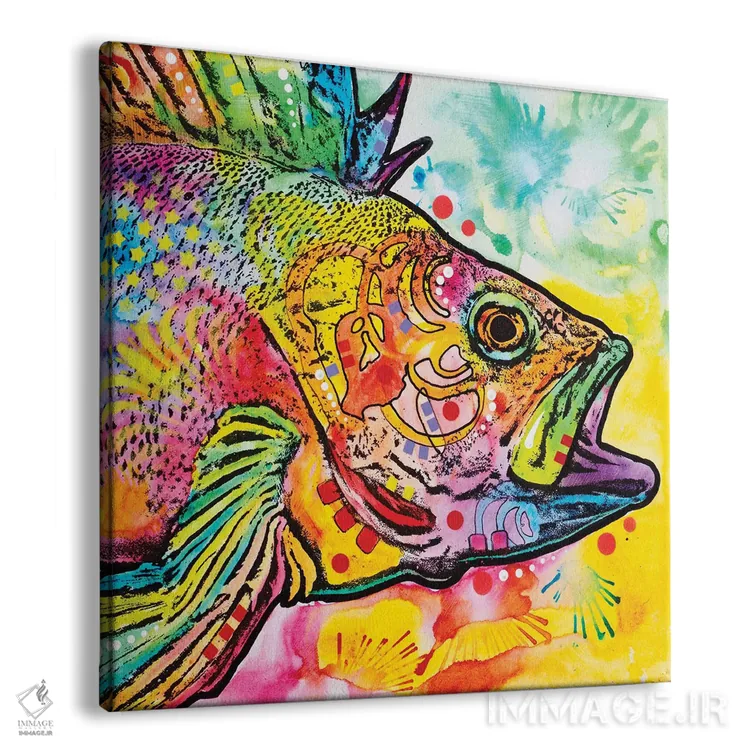 تابلو ماهی اثر باور روسو - نمای پرسپکتیو محصول